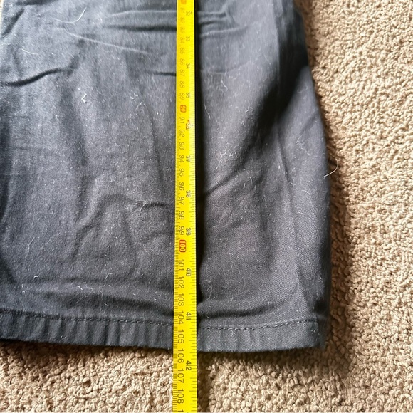 Black wrangler Cargo Pants with Elastic Waistband and Straight Leg - Picture 6 of 8